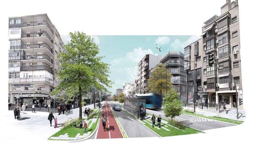 Más Madrid recoge firmas para ensanchar aceras en Bravo Murillo y crear un carril bici