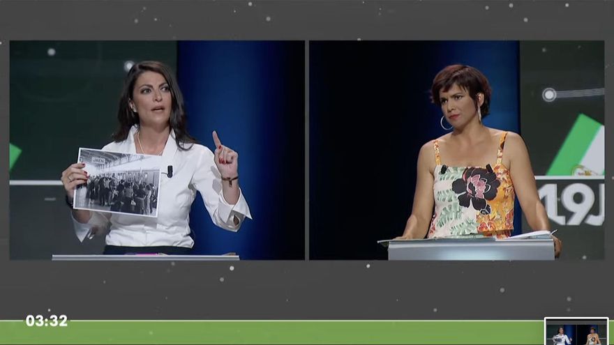 Teresa Rodríguez se enfrenta a Macarena Olona.