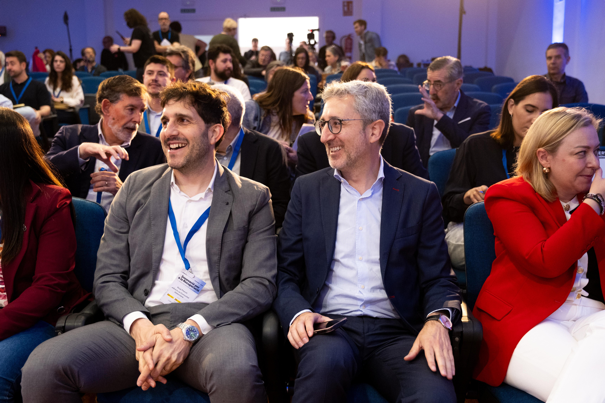 Un momento de la jornada 'Innovació per la Recuperació. Reconstruint València després de les inundacions de la DANA' en Catarroja.