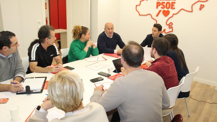 Comité organizador del 15 Congreso del PSOE de Cantabria.