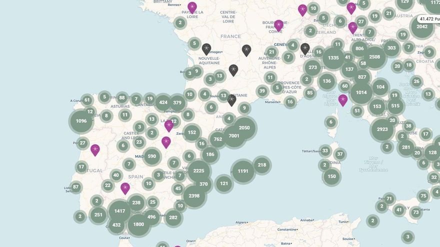 Captura de pantalla de la plataforma Mosquito Alert que permite a los usuarios subir fotos de posibles casos de especies como el mosquito tigre.