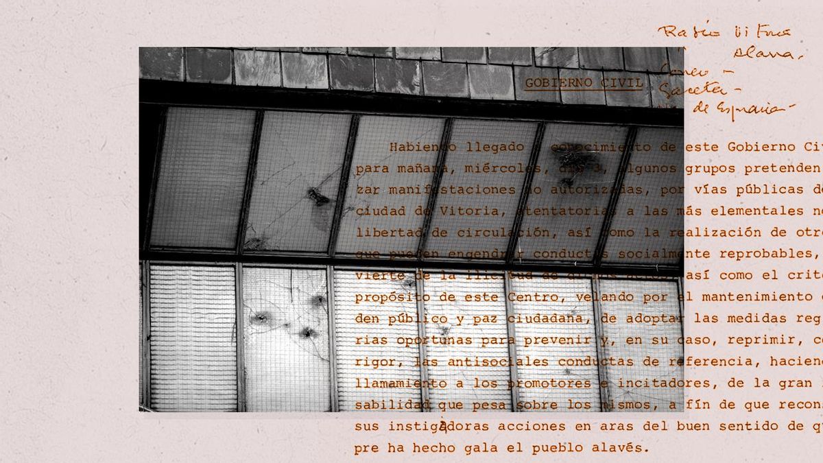 Los documentos "confidenciales" de la masacre del 3 de marzo de 1976 en Vitoria: "La huelga se reprimirá con todo rigor"
