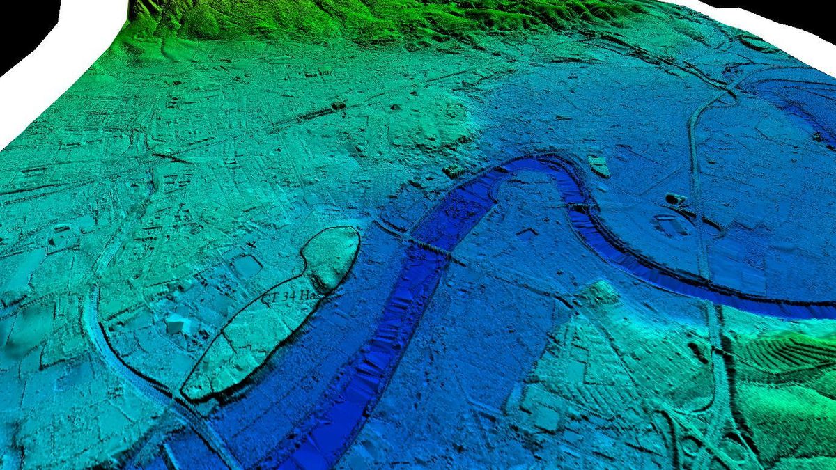 Extensión Corduba Tartésica desde procesamiento de datos LiDAR-PNOA