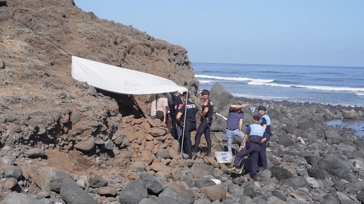 El misterio del cuerpo humano que ha aparecido por la erosión en la costa norte de Tenerife