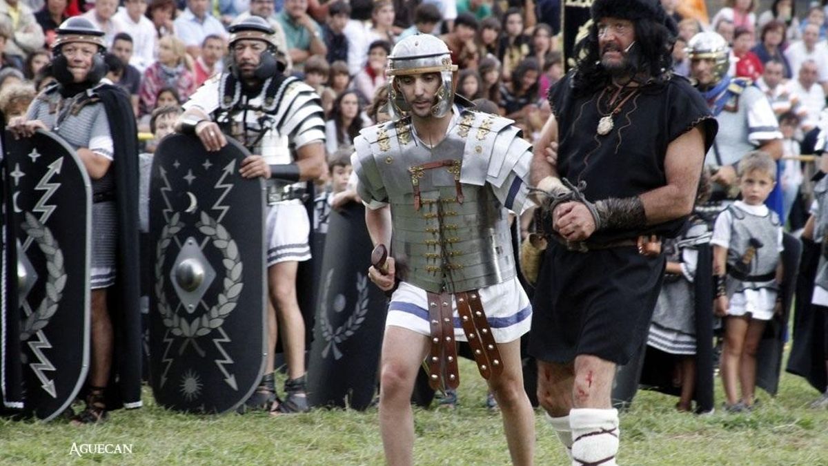 Recreación de las Guerras Cántabras en Los Corrales de Buelna.