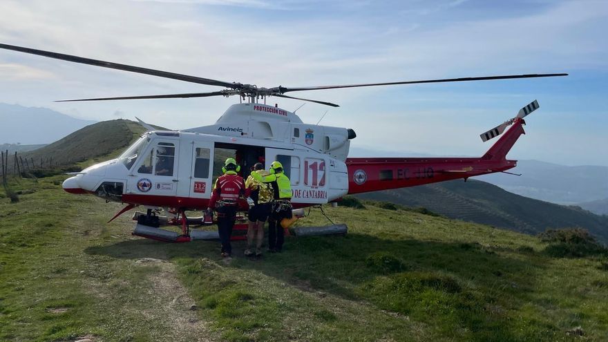 Evacuado en helicóptero un corredor de 'Los 10.000 del Soplao' con agotamiento extremo
