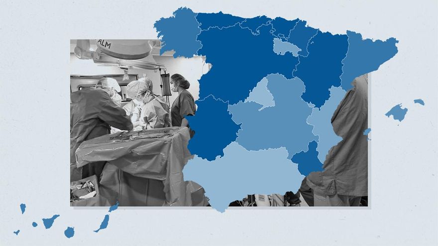 El mapa del gasto en sanidad, por comunidades: Andalucía y Madrid a la cola y Euskadi y Asturias a la cabeza