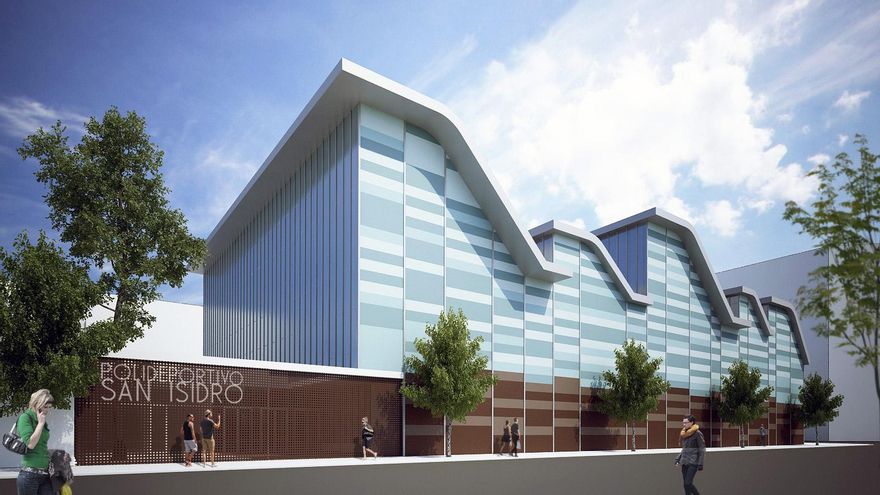 Imagen virtual del futuro pabellón de Sant Isidre.