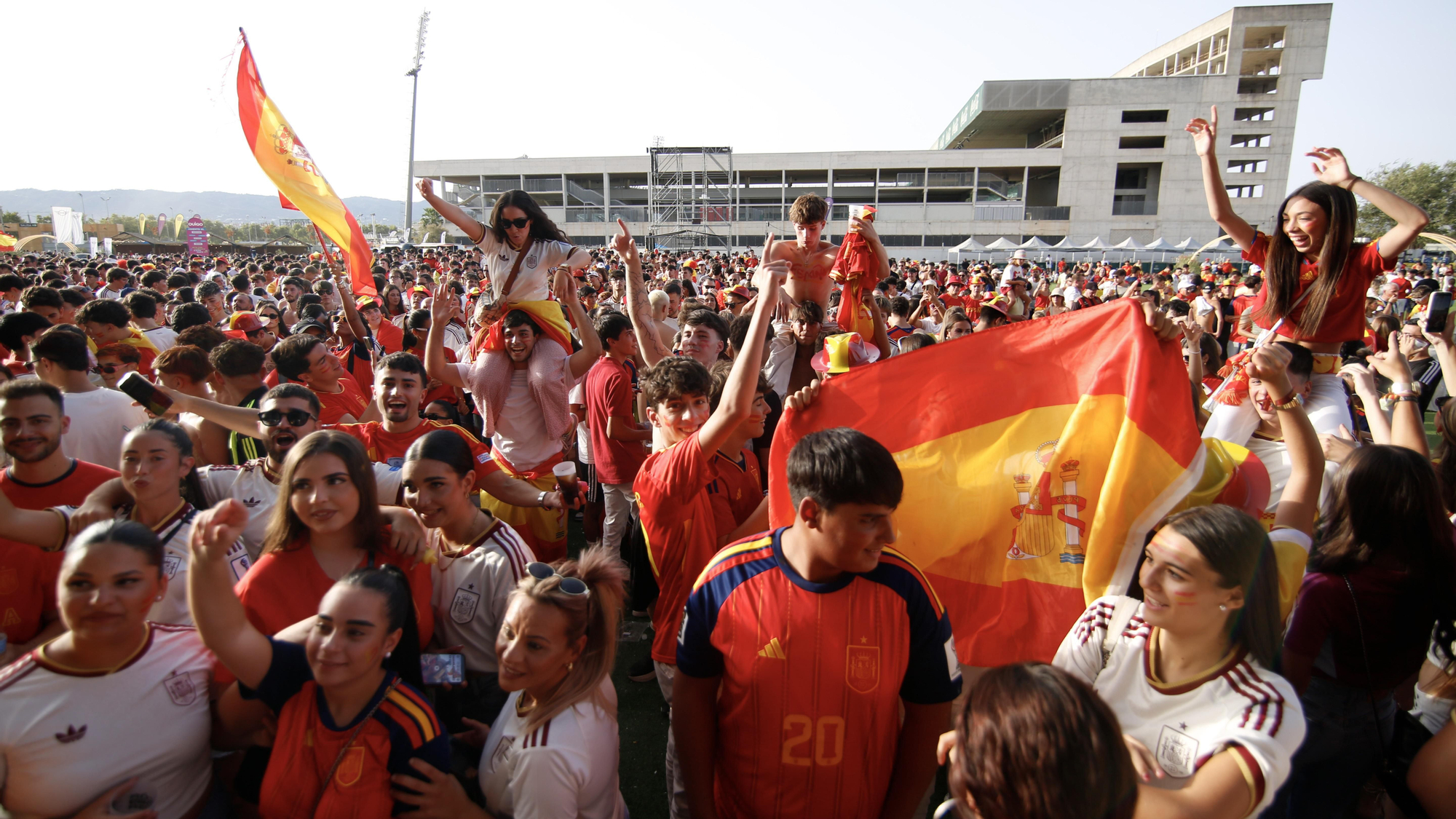 Afición de la selección española en el Córdoba Live