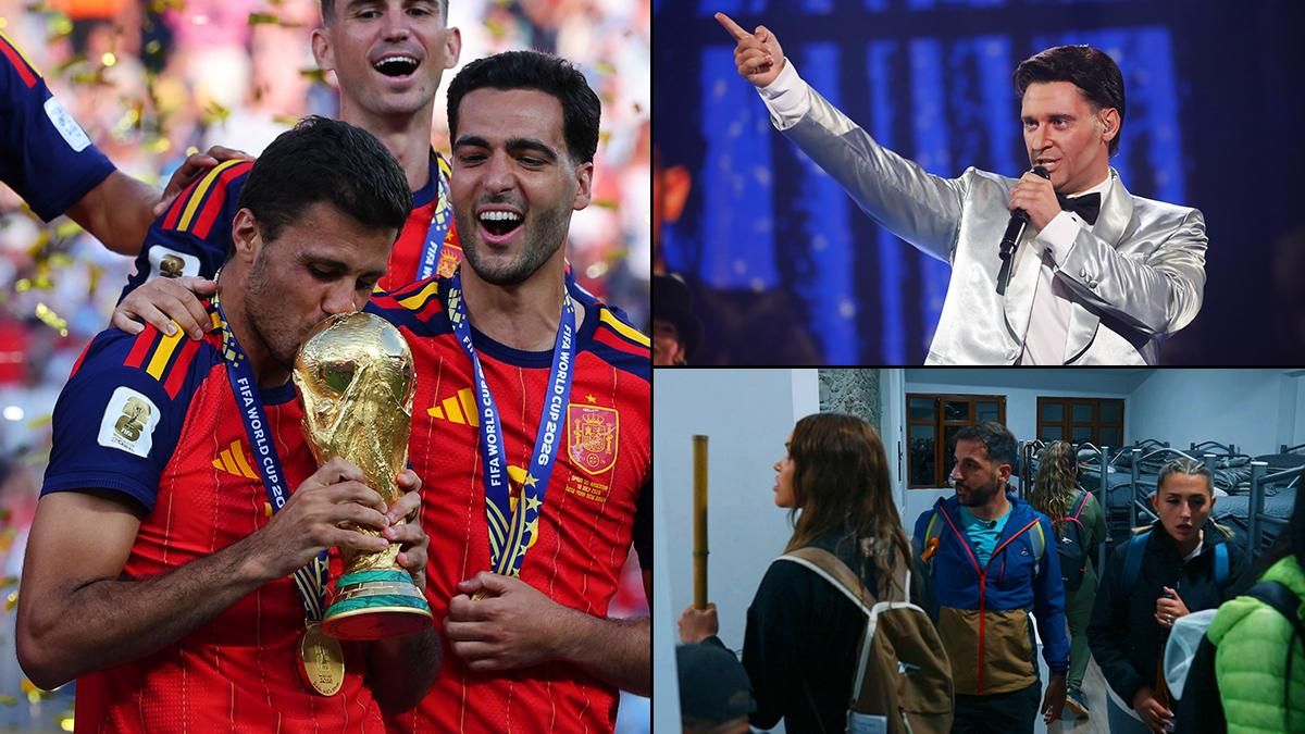 La 1 lidera un julio de ensueño para RTVE con el Mundial, Antena 3 sigue segunda y Telecinco vive el peor mes de su historia