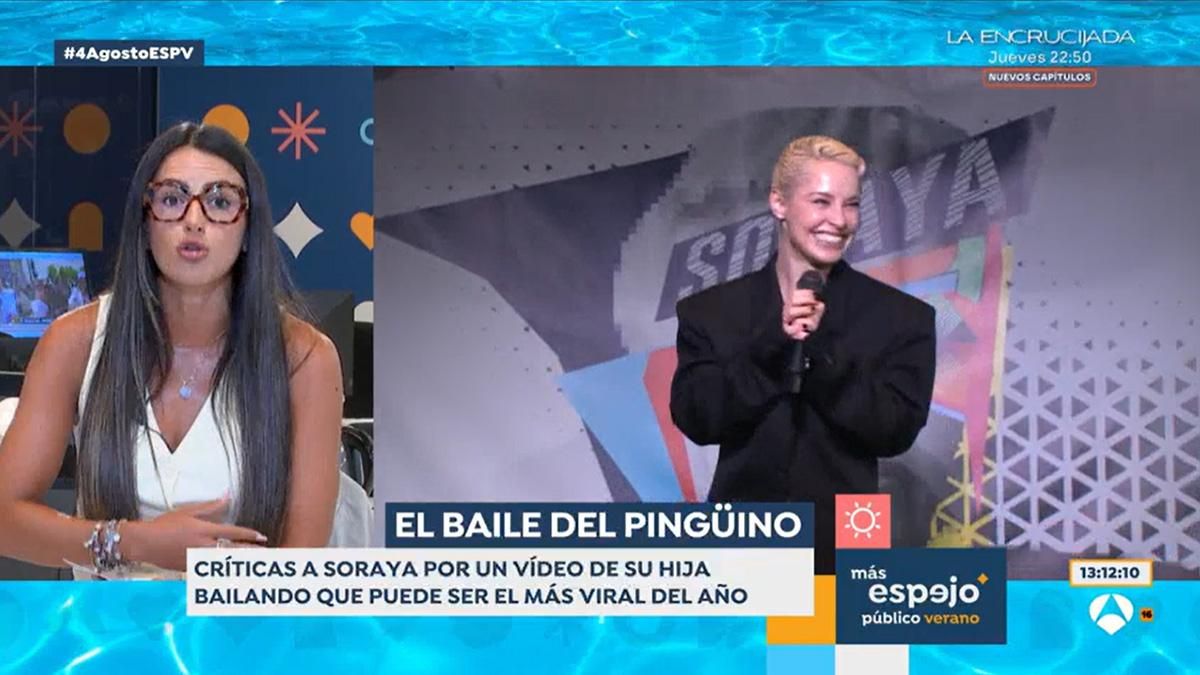 Soraya Arnelas se defiende en 'Espejo Público' por el viral de su hija en TikTok: "No estoy cobrando por ese vídeo"