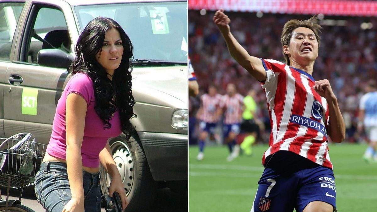 Maite Perroni en 'Cuidado con el ángel' y Kang-In Lee, jugador del Atlético de Madrid