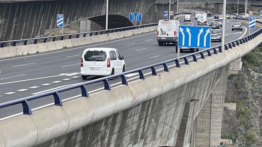 El Cabildo abrirá la GC-3 en sentido norte este domingo al adelantar los trabajos