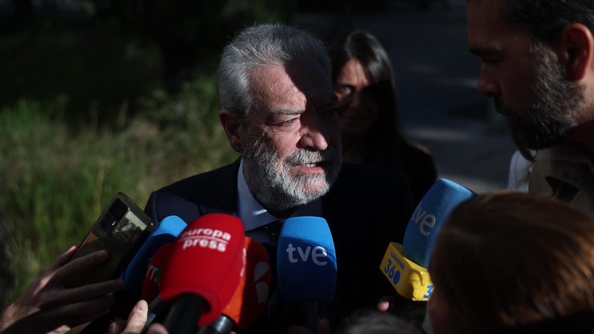 Miguel Ángel Rodríguez a su salida de los juzgados de Madrid el 6 de mayo.