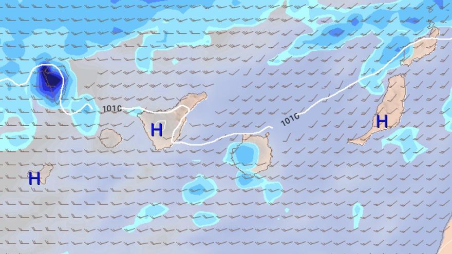Vientos de hasta 90 km/h y lluvias fuertes: Aemet activa avisos amarillos y naranjas en Canarias para este fin de semana