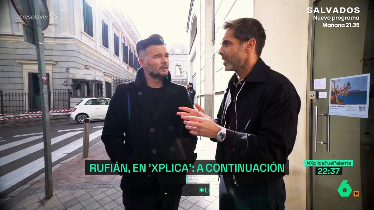 Rufián explica en laSexta cómo se prepara para responder a los agitadores de extrema derecha