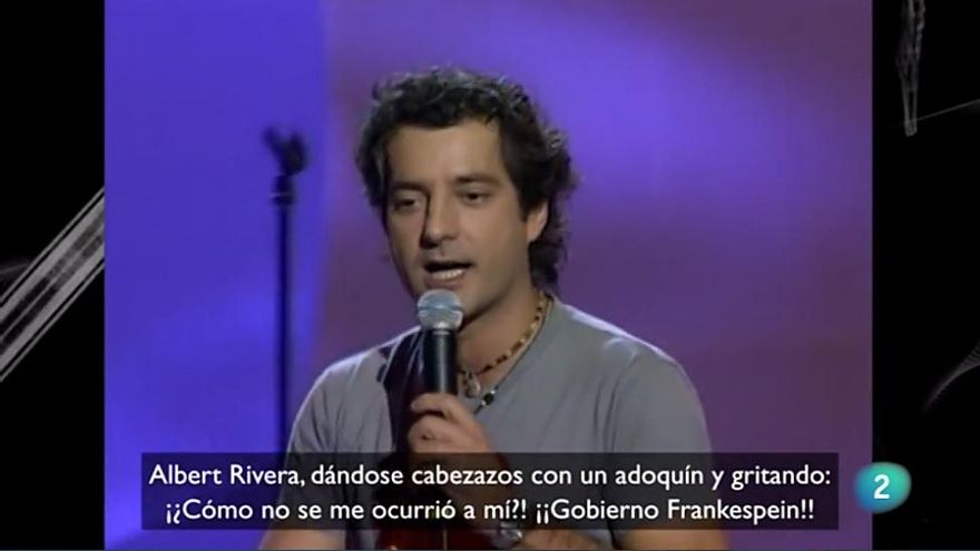 Frankespein y Albert Rivera, unidos por 'Cachitos'