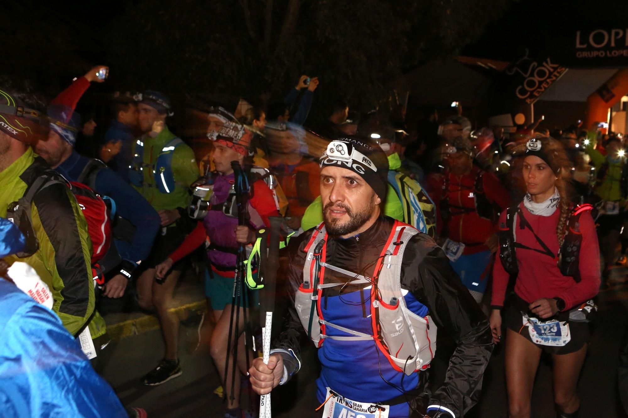 Salida de la Transgrancanaria 125 km. Alejandro Ramos.