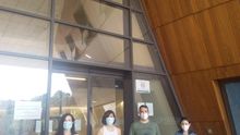 Los investigadores del estudio Alberto Quílez, Alejandra Cortés, Tatiana Iñiguez y Raquel Lozano.