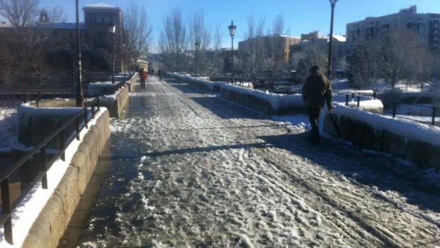 Puente de San Marcos pasadas las 10 de la mañana de este domingo.