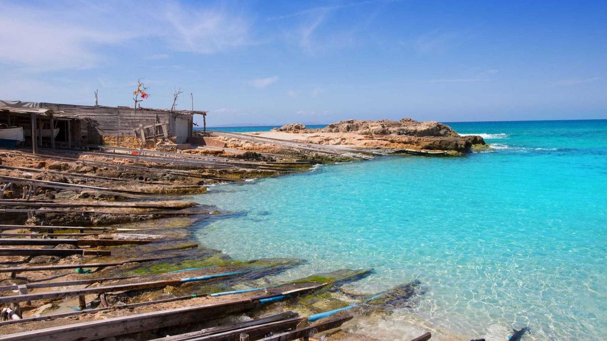 Es Caló de Sant Agustí, en Formentera.