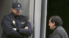 José Antonio Moral Santín entra en la Audiencia Nacional durante la instrucción de la causa por las tarjetas 'black'