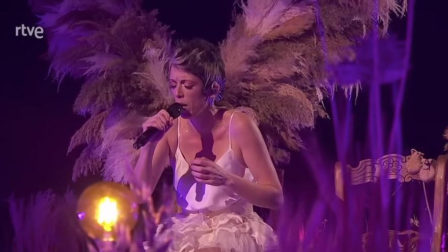 Karmento, en su actuación en el Benidorm Fest 2023