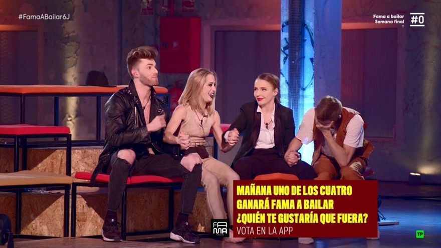 Los cuatro finalistas de Fama, ¡a bailar!