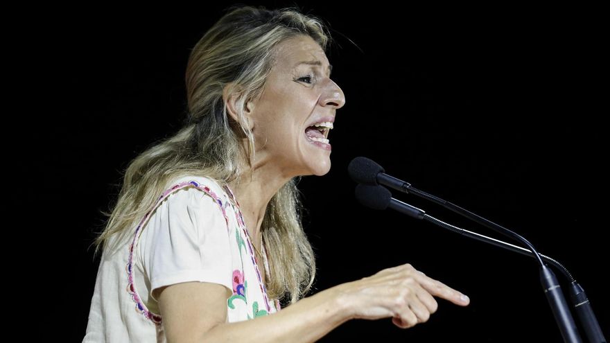 La vicepresidenta segunda del Gobierno y candidata de Sumar a la Moncloa, Yolanda Díaz