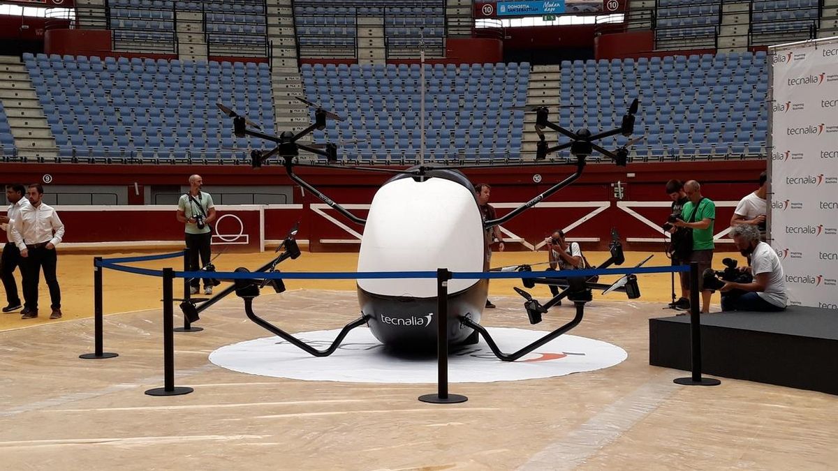 Tecnalia desarrolla el primer aerotaxi del Estado para desplazarse en ciudad de forma autónoma
