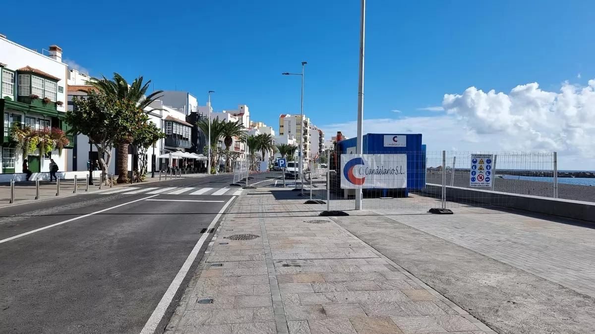 Imagen de archivo del tramo de de la avenida Marítima donde se lleva a cabo la tercera y última fase de las obras de rehabilitación.