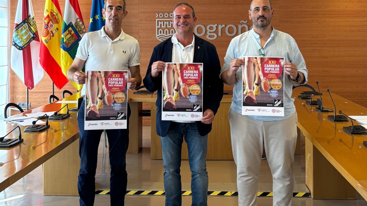 La Carrera Tres Parques será el 13 de septiembre en Logroño