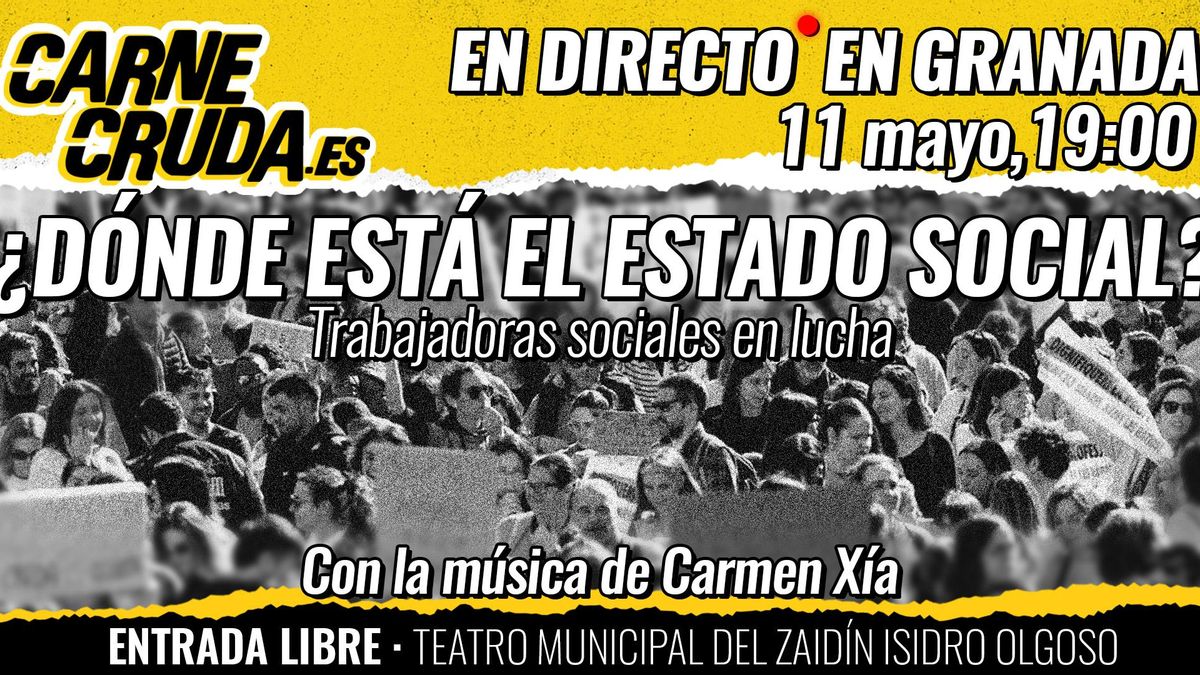 ¿Dónde está el Estado Social? Trabajadoras sociales en lucha. Carne cruda desde Granada