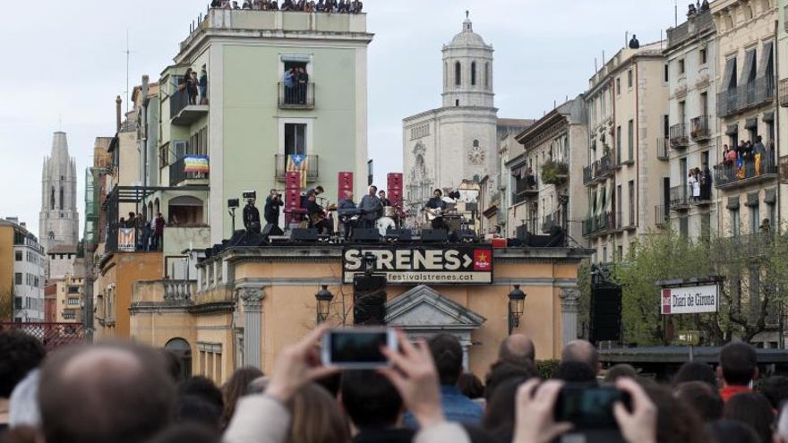 Imagen de archivo de un concierto en una edición anterior del Festival Strenes en Girona.