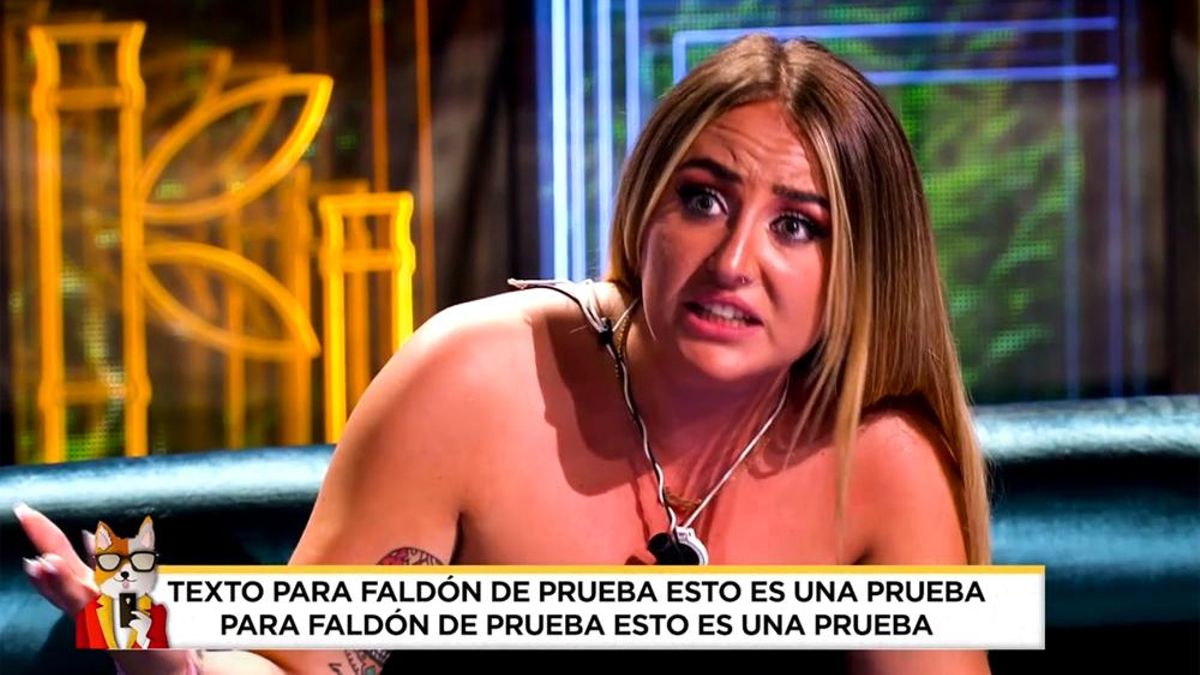 El rótulo erróneo que 'Socialité' emitió este domingo en Telecinco