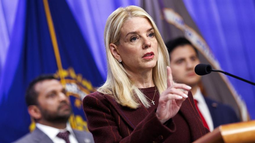 La fiscal general de Estados Unidos, Pam Bondi