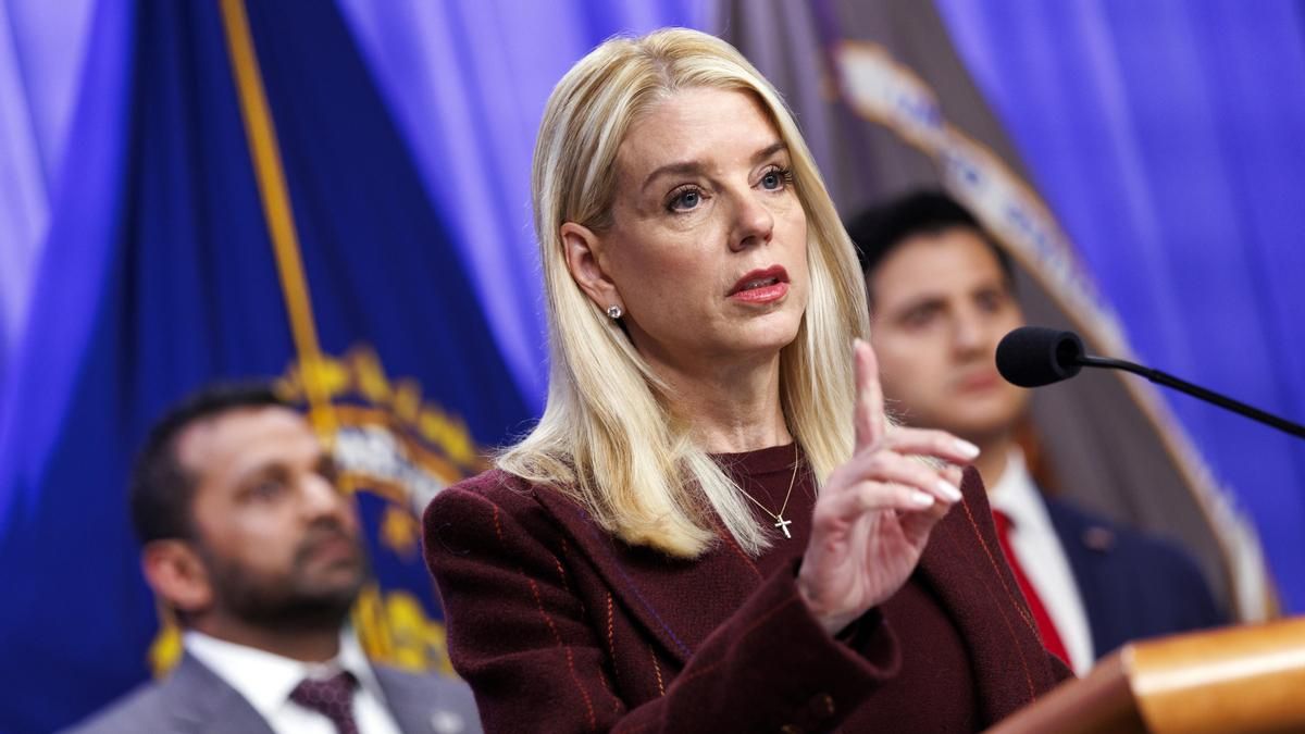 La fiscal general de Estados Unidos, Pam Bondi