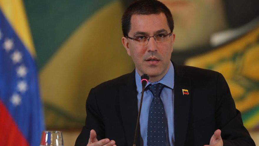 En la imagen, el canciller de Venezuela, Jorge Arreaza.