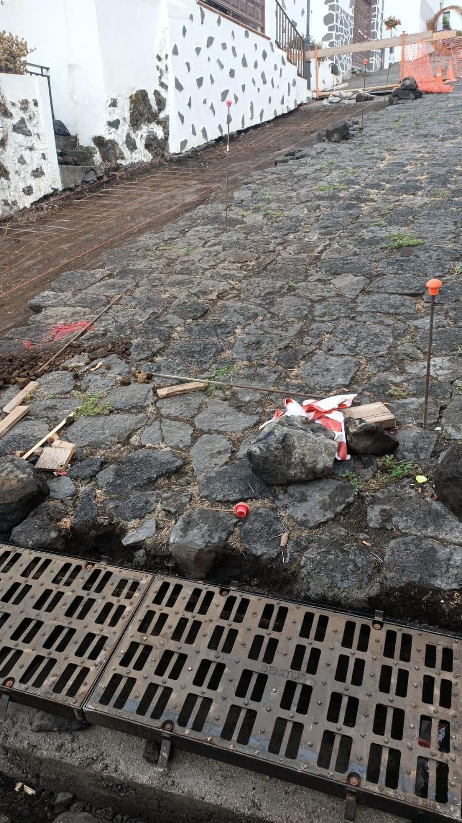 Obra en Las Calzadas de Villa de Mazo. LA PALMA AHORA