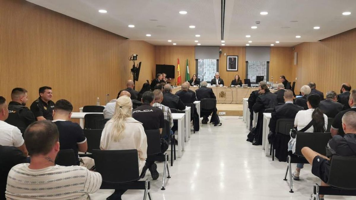 Imagen del juicio a los acusados procesados tras la operación 'Califa'.