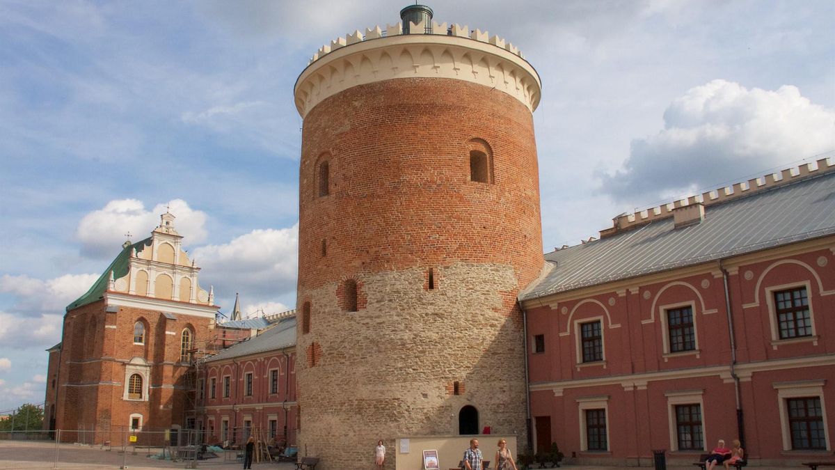 Mole en ladrillo. Castillo de Lublin, uno de los mejor conservados de toda Polonia.