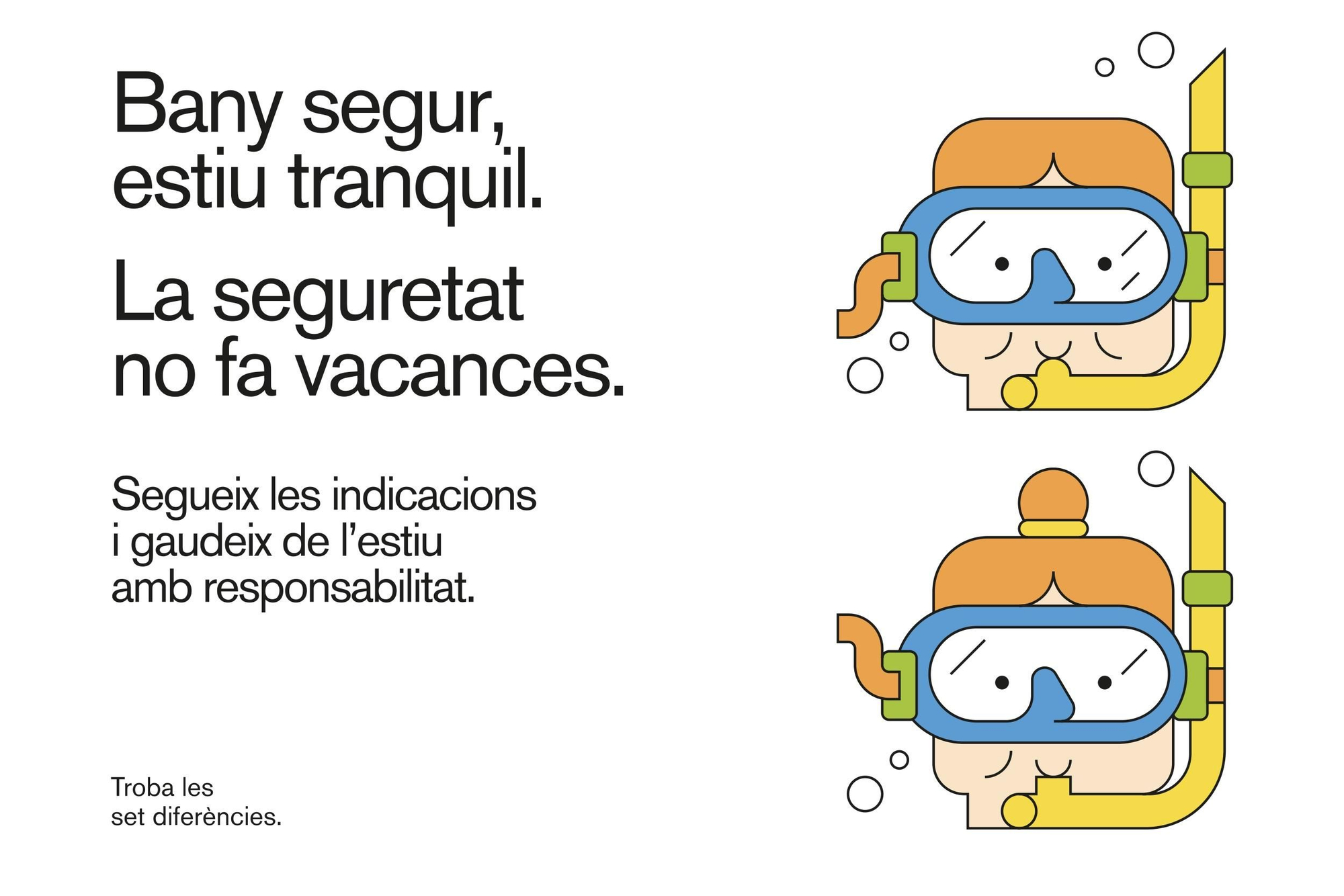 Imatge de la campanya Bany Segur