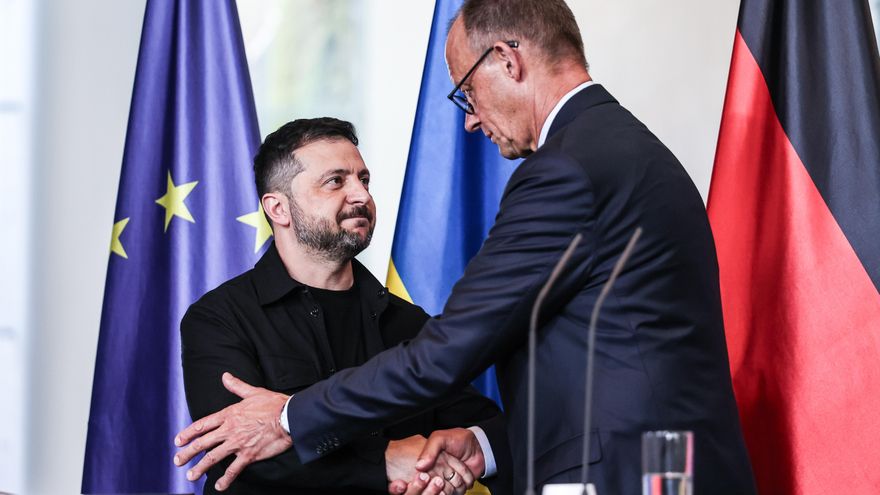 Zelenski agradece a Merz las reuniones virtuales con Trump sobre Ucrania