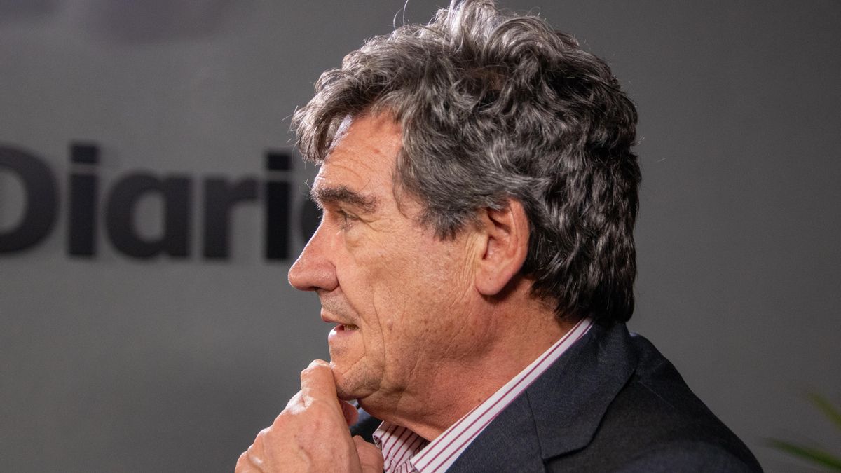 Escrivá, en un momento de la entrevista