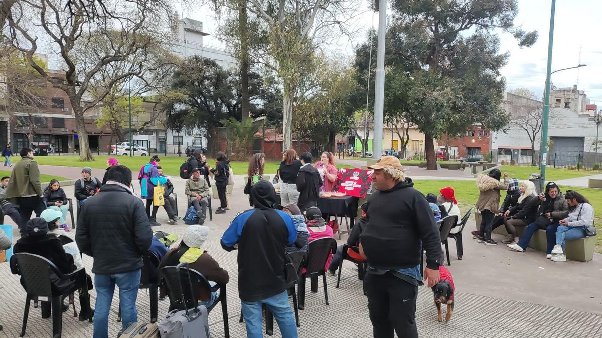 Hubo una charla sobre cuidados y una olla popular.