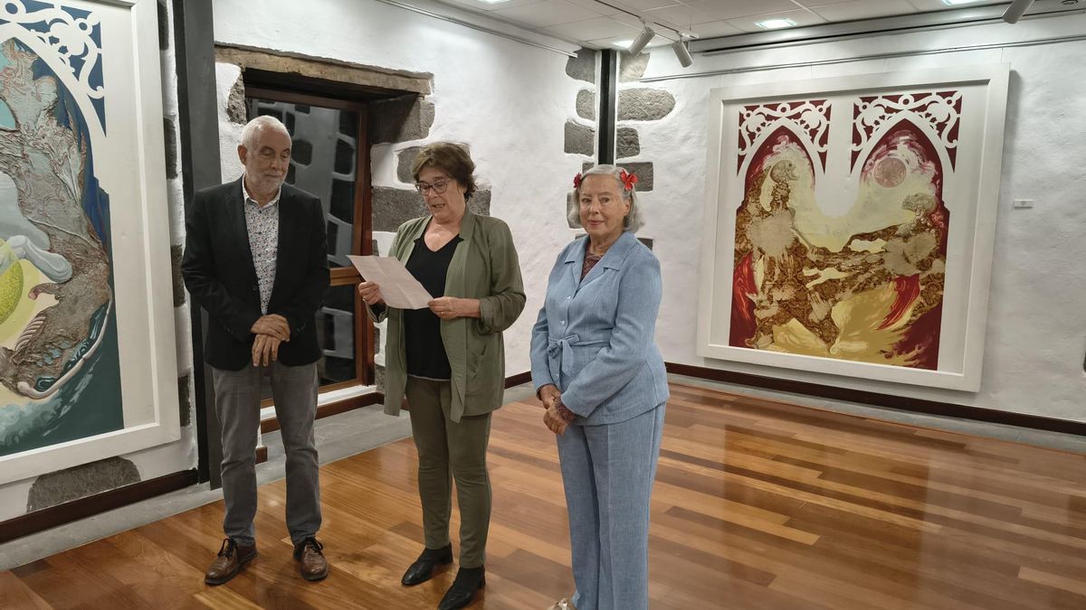 'Homenaje a Alonso Quesada', en Santa Brígida.