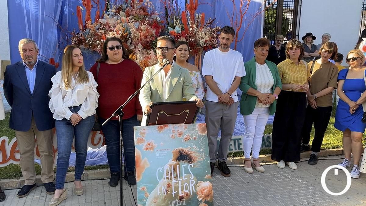 El mundo marino emerge en las Calles en Flor de Cañete