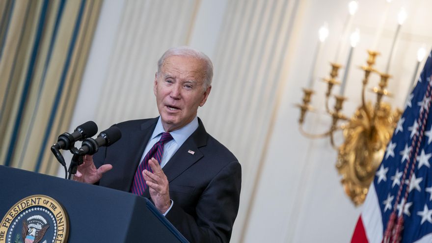 Imagen de archivo del presidente de Estados Unidos, Joe Biden. EFE/EPA/SHAWN THEW