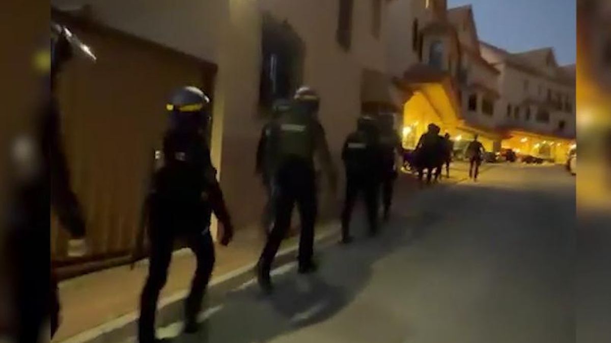 Imagen de la operación policial.