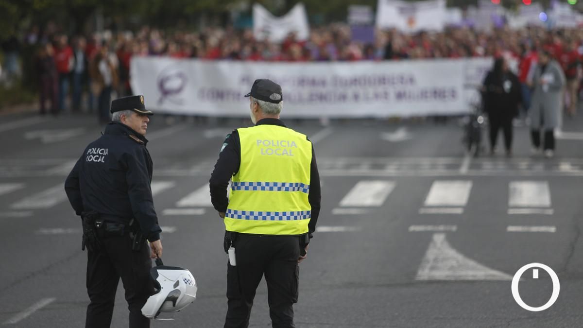 Manifestación contra la violencia machista 25N